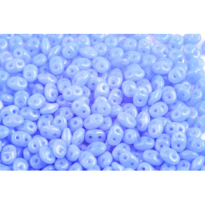 Matubo SuperDuo Czech Glass Beads Opal Blue 31010 | 2.5x5mm