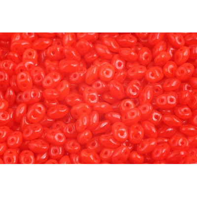 Matubo Superduo Opal Orange 2.5x5mm Beads 91220 | Czech Glass