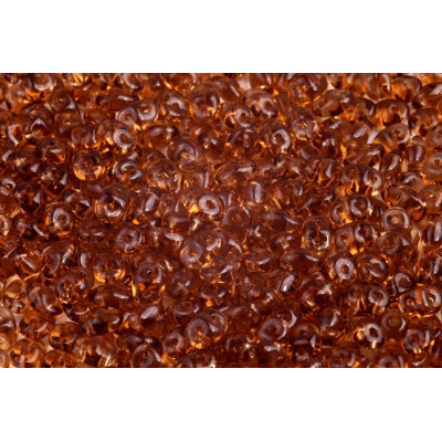 Matubo Superduo 2.5x5mm Dark Topaz 10230 | Czech Glass Beads