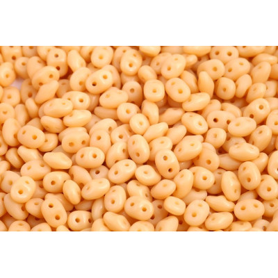 Matubo SuperDuo Beads 2.5x5mm Opaque Ivory Matte 84110