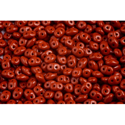 Matubo Superduo 2.5x5mm Opaque Chocolate 13600 | Czech Glass Beads