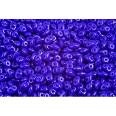 Matubo Superduo 2-Hole Beads Opaque Blue 33050 | Czech Glass