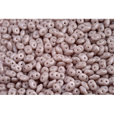 Matubo Superduo 2.5x5mm Opaque Grey 43020 | Czech Glass Beads