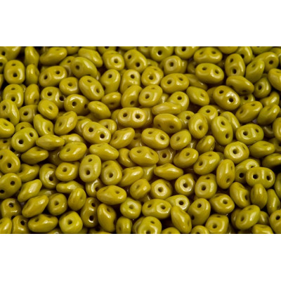 Matubo Superduo 2.5x5mm Opaque Green 53410 | Czech Glass Beads