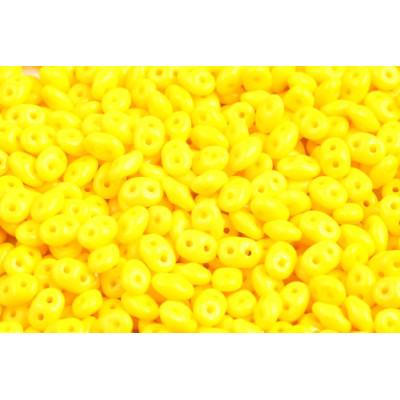 Matubo Superduo Beads 2.5x5mm Lemon Yellow 83120 | Czech Glass