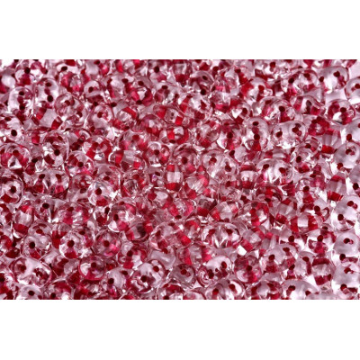 Matubo Superduo 2.5x5mm Crystal Dark Red Lined 00030/44898