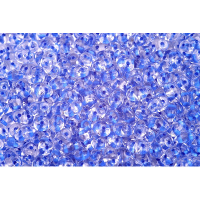 Matubo Superduo 2.5x5mm Crystal Blue Lined 00030/44836 | Glass Beads