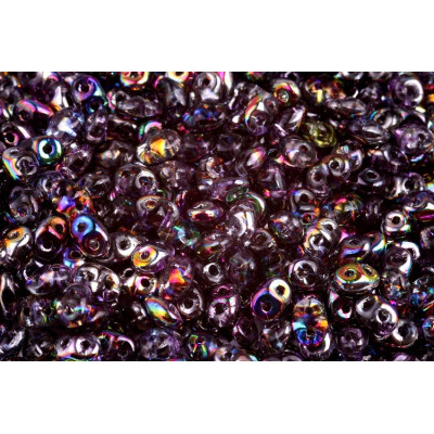 Matubo Superduo 2.5x5mm Magic Violet Grey 00030/95500 | Czech Beads