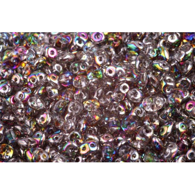 Matubo Superduo 2.5x5mm Crystal Vitrail 00030/28101 | Czech Beads