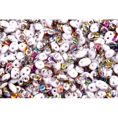 Matubo Superduo Beads Chalk Vitrail 03000/28101 | 2.5x5mm Czech Glass