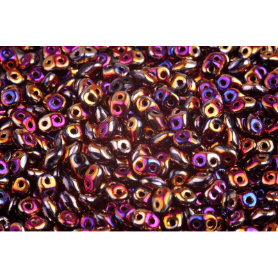 Matubo SuperDuo Jet Full Sliperit 23980/29503 2.5x5mm Czech Beads