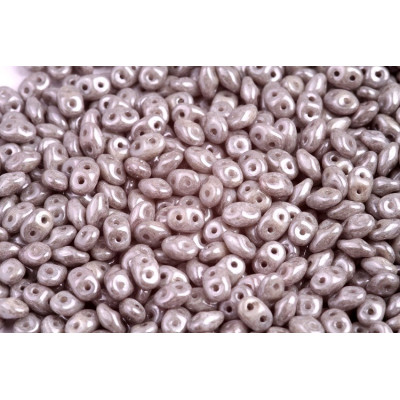 Matubo Superduo Chalk Jet Luster 03000/14449 | Czech Glass Beads