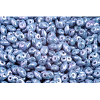 Matubo Superduo 2.5x5mm Chalk Blue Luster 03000/14464 | Czech Beads