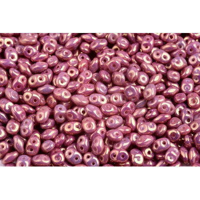 Matubo SuperDuo 2.5x5mm Chalk Violet Luster 03000/14496 | Czech Beads