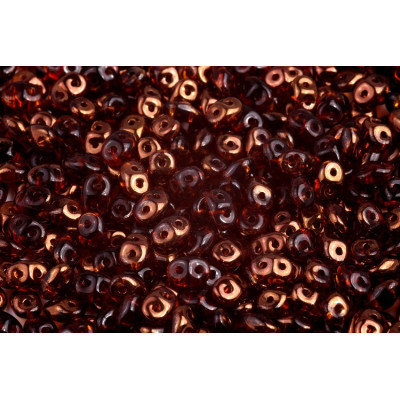 Matubo Superduo Dark Topaz Semi Bronze 10230/14215 | Czech Beads