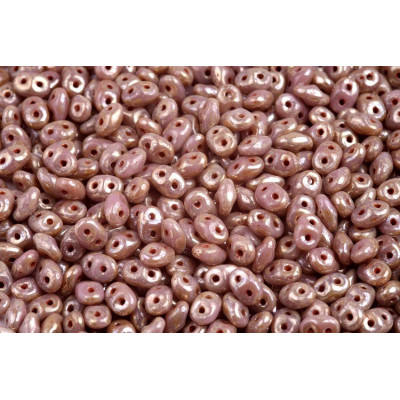 Matubo SuperDuo 2.5x5mm Opaque Violet Picasso 23020/43400