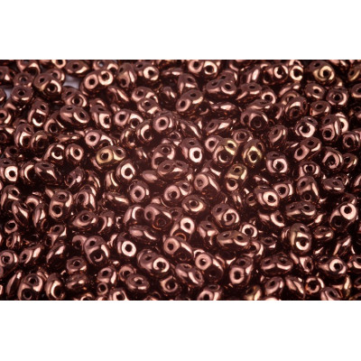 Matubo Superduo Jet Bronze 2.5x5mm 23980/14415 | Czech Glass Beads