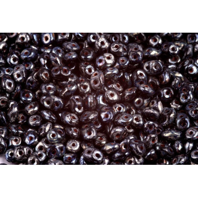 Matubo Superduo 2.5x5mm Jet Picasso 23980/43400