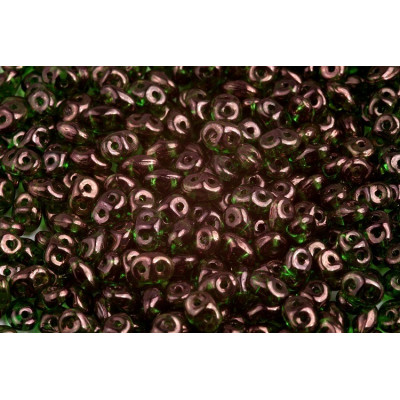 Matubo Superduo Vega on Chrysolite 50050/15726 | Czech Glass Beads