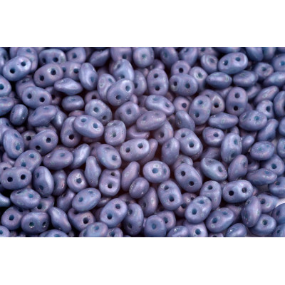 Matubo Superduo 2.5x5mm Turquoise Blue Nebula Mat 63030 | Beads