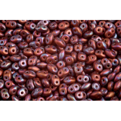 Matubo Superduo 2.5x5mm Opal Dark Amber Nebula 81250/85001