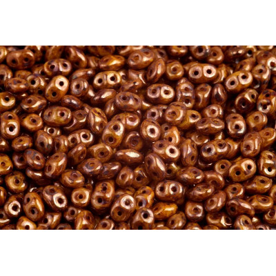 Matubo Superduo 2.5x5mm Brown-Purple 83120/15695 | Czech Glass Beads