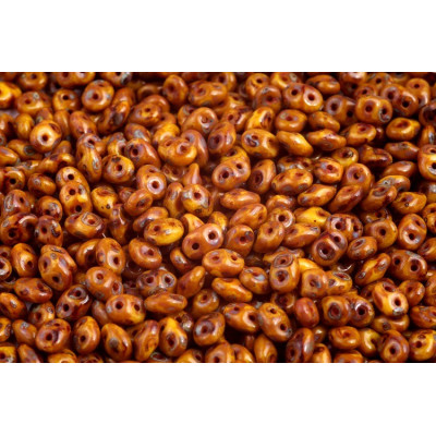 Matubo Superduo 2.5x5mm Dark Limon Travertine 83120/86805