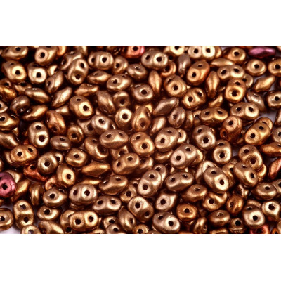 Matubo Superduo 2.5x5mm Crystal Gold Rainbow 01610 | Czech Beads