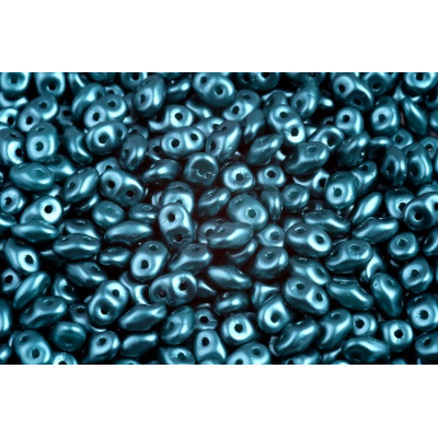 Matubo Superduo Pastel Emerald 02010/25043 | 2.5x5mm Czech Beads