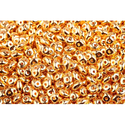 Gold Plated Matubo Superduo 2.5x5mm 00030/35000 | Czech Glass Beads