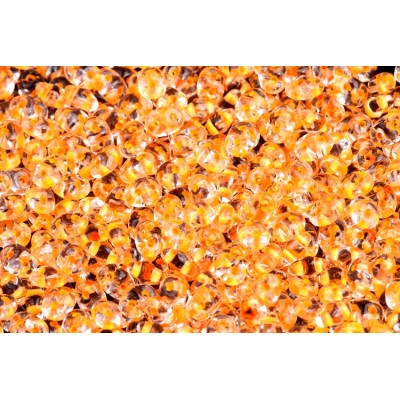 Matubo Superduo Neon Orange Lined Crystal 00030/44510 | Czech Beads