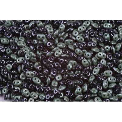 Matubo SuperDuo Duets Black Green Lustre DU0503849-14459 | 10g