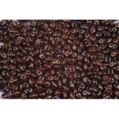 Matubo SuperDuo Duets 2.5 x 5mm Navy Bronze DU0533413 | 10g