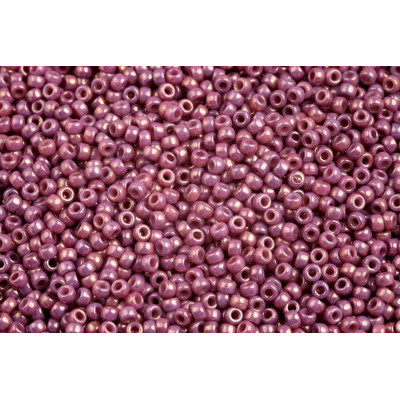 MATUBO ROUND 11/0  N. 16 CHALK VIOLET LUSTER