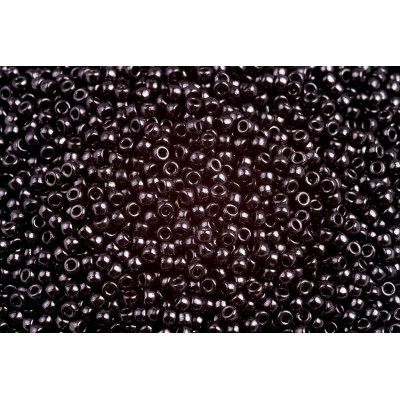 MATUBO ROUND 11/0  N. 28 JET PLATINUM LUSTER