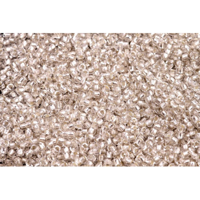 MATUBO ROUND 11/0  N. 30 CRYSTAL SILVER LINED