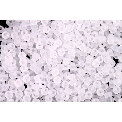 Matubo™ Round 8/0 Crystal Mat 00030/84110 | Czech Seed Beads