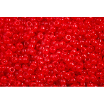 Matubo 8/0 Round Beads Opal Red 91250 | Czech Glass Beads
