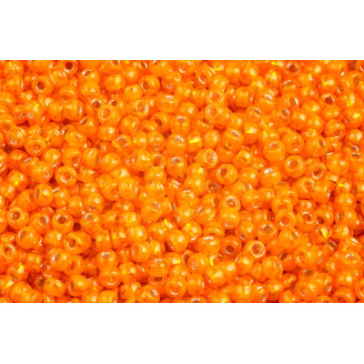 Matubo Round 8/0 Silver Lined Dark Amber 81250-81800 | Czech Beads