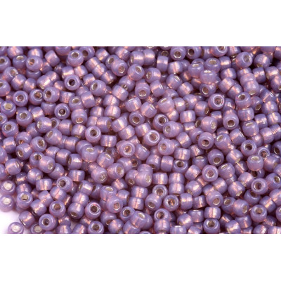 Matubo 8/0 Seed Beads Opal Violet Silver Lined 21010-81800 | 5g
