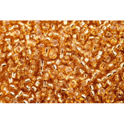 Matubo 8/0 Topaz Silver Lined Seed Beads 10060/81800 | Czech Glass