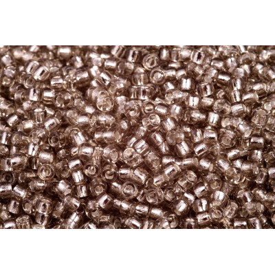 Matubo Round 8/0 Smoke Grey Silver Lined 81800 | Czech Glass Beads