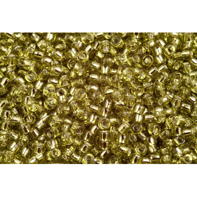 Matubo™ Round 8/0 Olivine Silver Lined 50230/81800 | Czech Glass