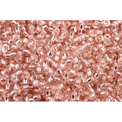 Czech Glass Beads 8/0 Rosaline Silver Lined 70120/81800 | Matubo