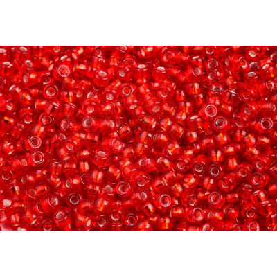 Matubo Round 8/0 Ruby Silver Lined 90080/81800 | Czech Glass Beads