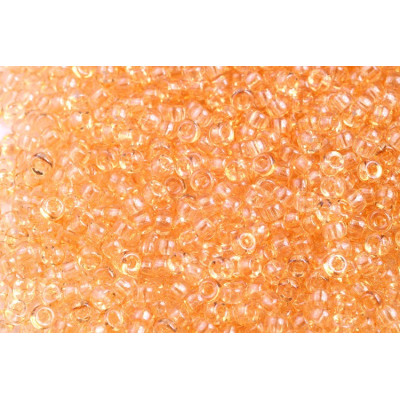 Matubo 8/0 Round Seed Beads Crystal Orange Luster 14413 | 5g