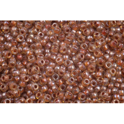 Matubo Round 8/0 Beads Crystal Picasso 00030/43400 | Czech Glass