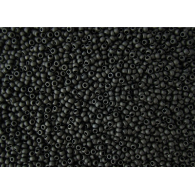 TOHO Round 15/0 Matte-Color Opaque Gray 611 | Japanese Seed Beads