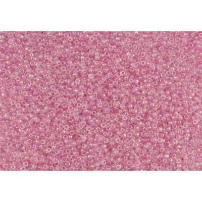 TOHO Round 15/0 Trans-Rainbow Ballerina Pink 171D | Seed Beads