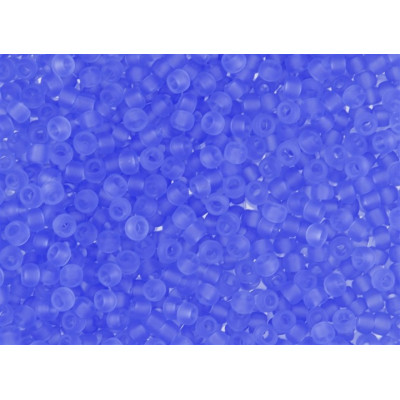 TOHO Round Seed Beads 15/0 Frosted Lt Sapphire 13F | Glass Beads